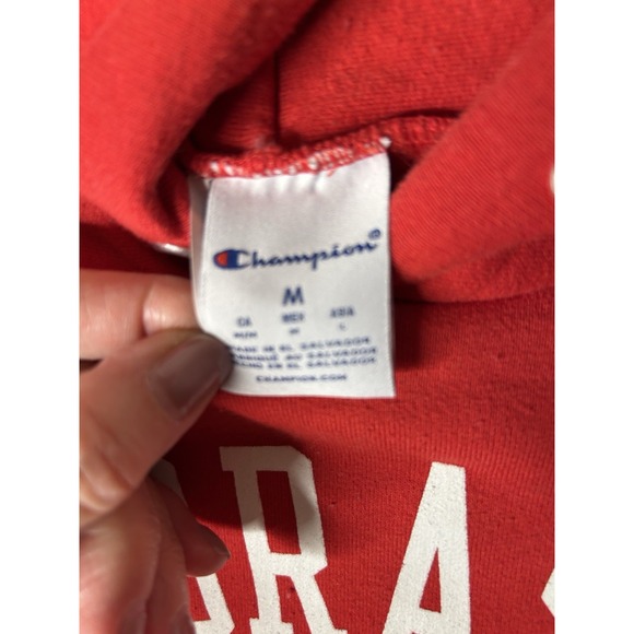 Nebraska Softball Cornhuskers Red Champions Pullover Hoodie youth medium - Picture 2 of 5
